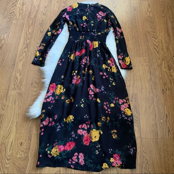 Wilfred Tilda Black Floral Maxi Dress Size Small - Picture 3 of 10
